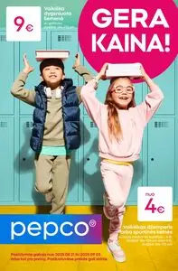 Reklaminis laikraštis PEPCO, galioja nuo 2025-08-21 iki 2025-09-03.