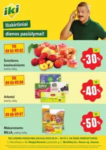 Reklaminis laikraštis Iki, galioja nuo 2025-09-01 iki 2025-09-07.