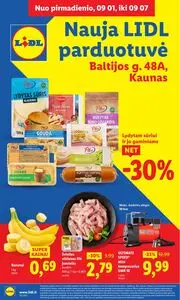 Reklaminis laikraštis Lidl, galioja nuo 2025-09-01 iki 2025-09-07.