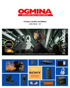 Reklaminis laikraštis Ogmina, galioja nuo 2025-09-01 iki 2025-09-07.