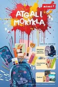Reklaminis laikraštis Rimi, galioja nuo 2025-07-29 iki 2025-09-08.