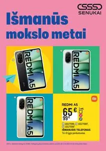 Reklaminis laikraštis Senukai, galioja nuo 2025-08-13 iki 2025-09-08.