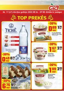 Reklaminis laikraštis Čia, galioja nuo 2025-08-26 iki 2025-09-08.
