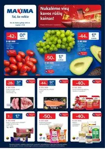 Reklaminis laikraštis Maxima, galioja nuo 2025-09-02 iki 2025-09-08.