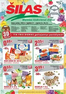 Reklaminis laikraštis Šilas, galioja nuo 2025-08-27 iki 2025-09-09.