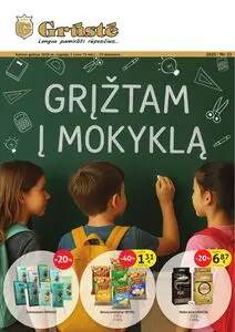 Reklaminis laikraštis Grūstė, galioja nuo 2025-09-01 iki 2025-09-10.