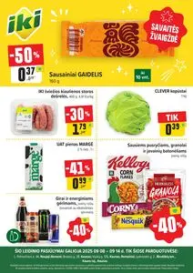 Reklaminis laikraštis Iki, galioja nuo 2025-09-08 iki 2025-09-14.