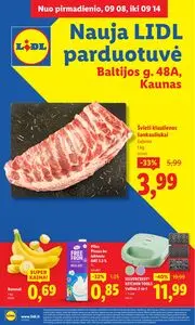 Reklaminis laikraštis Lidl, galioja nuo 2025-09-08 iki 2025-09-14.