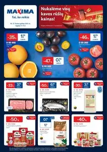 Reklaminis laikraštis Maxima, galioja nuo 2025-09-09 iki 2025-09-15.