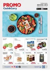Reklaminis laikraštis Promo Cash and Carry, galioja nuo 2025-09-03 iki 2025-09-16.
