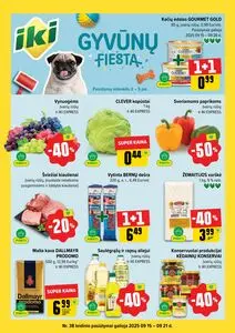 Reklaminis laikraštis Iki, galioja nuo 2025-09-15 iki 2025-09-21.