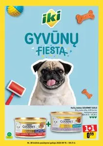 Reklaminis laikraštis Iki, galioja nuo 2025-09-15 iki 2025-09-21.