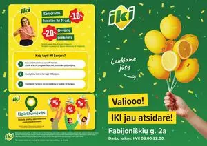 Reklaminis laikraštis Iki, galioja nuo 2025-09-18 iki 2025-09-21.