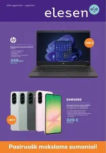 Reklaminis laikraštis Elesen (buv. Avitela ir Elektromarkt), galioja nuo 2025-08-18 iki 2025-09-30.