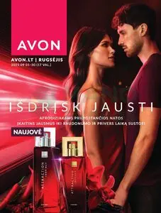 Reklaminis laikraštis Avon, galioja nuo 2025-09-01 iki 2025-09-30.