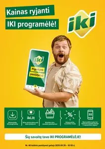 Reklaminis laikraštis Iki, galioja nuo 2025-09-29 iki 2025-10-05.