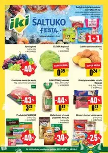 Reklaminis laikraštis Iki, galioja nuo 2025-09-29 iki 2025-10-05.