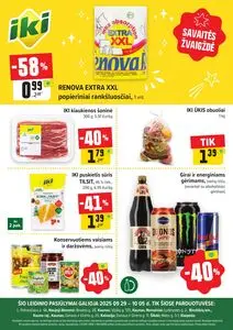 Reklaminis laikraštis Iki, galioja nuo 2025-09-29 iki 2025-10-05.