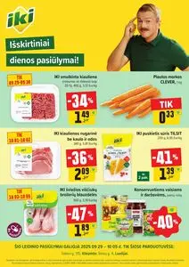 Reklaminis laikraštis Iki, galioja nuo 2025-09-29 iki 2025-10-05.