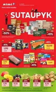 Reklaminis laikraštis Rimi, galioja nuo 2025-09-30 iki 2025-10-06.