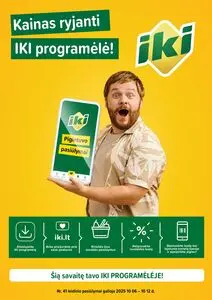Reklaminis laikraštis Iki, galioja nuo 2025-10-06 iki 2025-10-12.