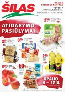 Reklaminis laikraštis Šilas, galioja nuo 2025-10-06 iki 2025-10-12.