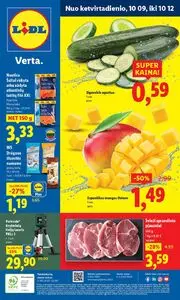 Reklaminis laikraštis Lidl, galioja nuo 2025-10-09 iki 2025-10-12.