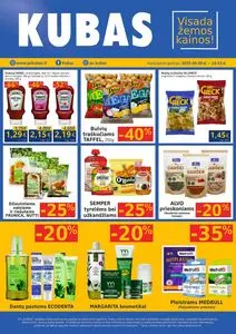 Reklaminis laikraštis Kubas, galioja nuo 2025-09-30 iki 2025-10-13.