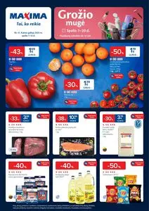 Reklaminis laikraštis Maxima, galioja nuo 2025-10-07 iki 2025-10-13.