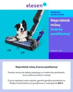 Reklaminis laikraštis Elesen (buv. Avitela ir Elektromarkt), galioja nuo 2025-10-08 iki 2025-10-14.