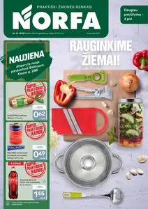 Reklaminis laikraštis Norfa, galioja nuo 2025-10-02 iki 2025-10-15.