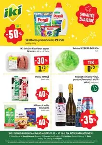 Reklaminis laikraštis Iki, galioja nuo 2025-10-13 iki 2025-10-19.
