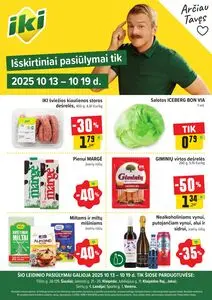 Reklaminis laikraštis Iki, galioja nuo 2025-10-13 iki 2025-10-19.
