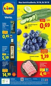 Reklaminis laikraštis Lidl, galioja nuo 2025-10-16 iki 2025-10-19.