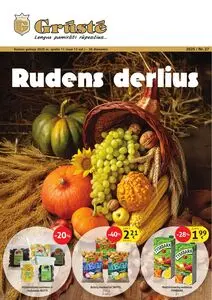 Reklaminis laikraštis Grūstė, galioja nuo 2025-10-11 iki 2025-10-20.