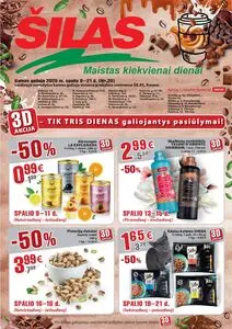 Reklaminis laikraštis Šilas, galioja nuo 2025-10-08 iki 2025-10-21.