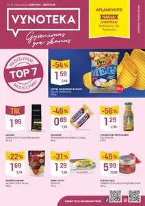 Reklaminis laikraštis Vynoteka, galioja nuo 2025-10-13 iki 2025-10-26.