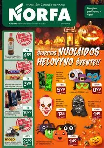 Reklaminis laikraštis Norfa, galioja nuo 2025-10-16 iki 2025-10-29.