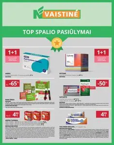 Reklaminis laikraštis Norfos vaistinė, galioja nuo 2025-10-01 iki 2025-10-31.