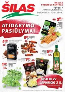 Reklaminis laikraštis Šilas, galioja nuo 2025-10-27 iki 2025-11-02.