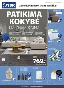 Reklaminis laikraštis JYSK, galioja nuo 2025-10-28 iki 2025-11-03.
