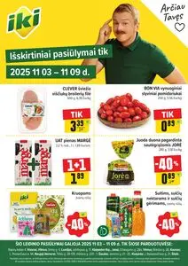 Reklaminis laikraštis Iki, galioja nuo 2025-11-03 iki 2025-11-09.