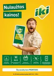 Reklaminis laikraštis Iki, galioja nuo 2025-11-03 iki 2025-11-09.