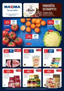 Reklaminis laikraštis Maxima, galioja nuo 2025-11-04 iki 2025-11-10.