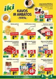 Reklaminis laikraštis Iki, galioja nuo 2025-11-10 iki 2025-11-16.