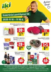 Reklaminis laikraštis Iki, galioja nuo 2025-11-10 iki 2025-11-16.