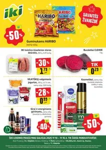 Reklaminis laikraštis Iki, galioja nuo 2025-11-10 iki 2025-11-16.