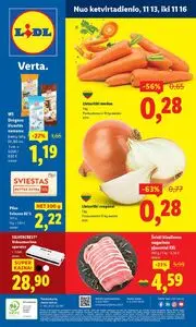 Reklaminis laikraštis Lidl, galioja nuo 2025-11-13 iki 2025-11-16.