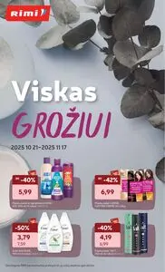 Reklaminis laikraštis Rimi, galioja nuo 2025-10-21 iki 2025-11-17.