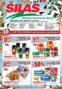 Reklaminis laikraštis Šilas, galioja nuo 2025-11-05 iki 2025-11-18.